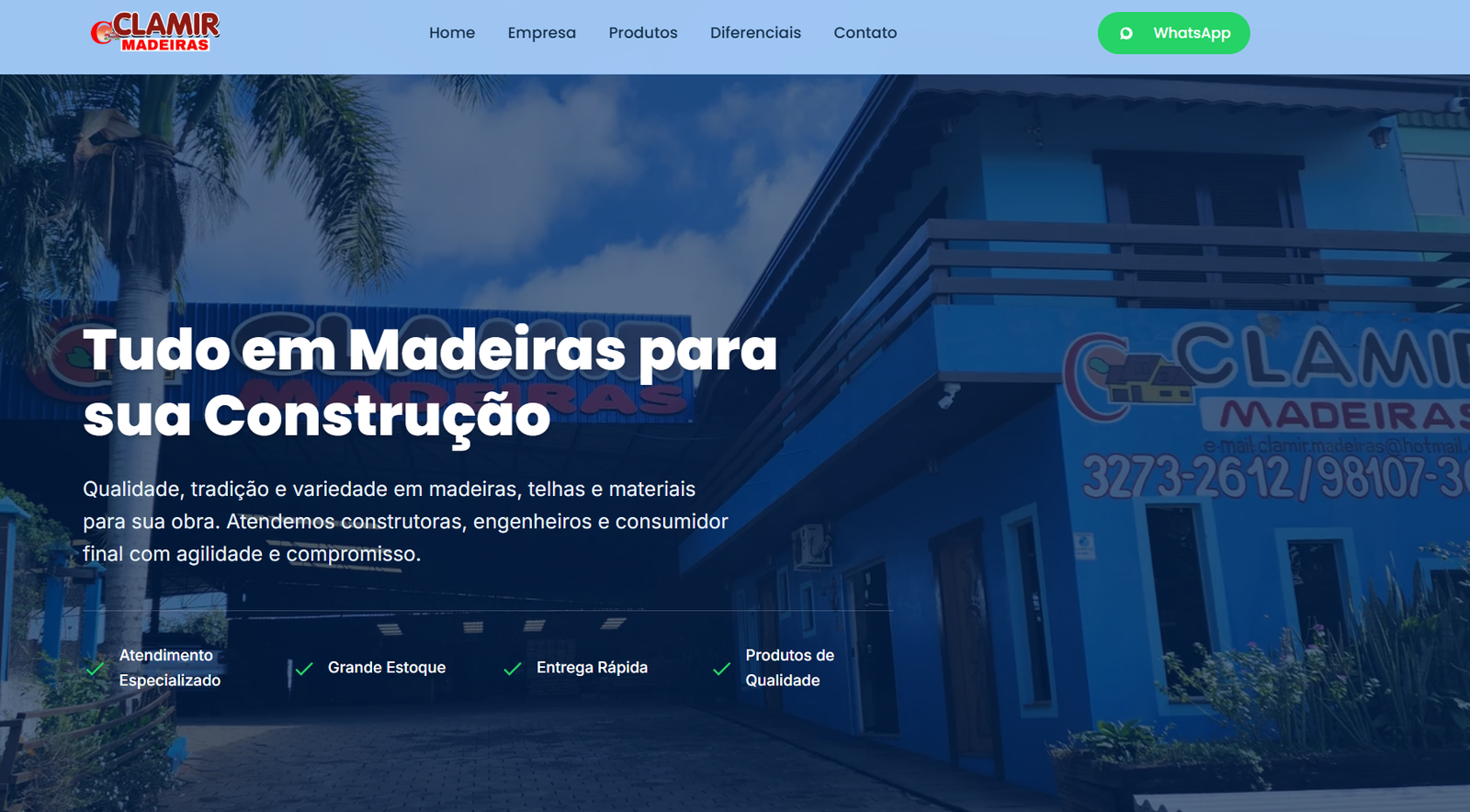 Clamir - Website Institucional