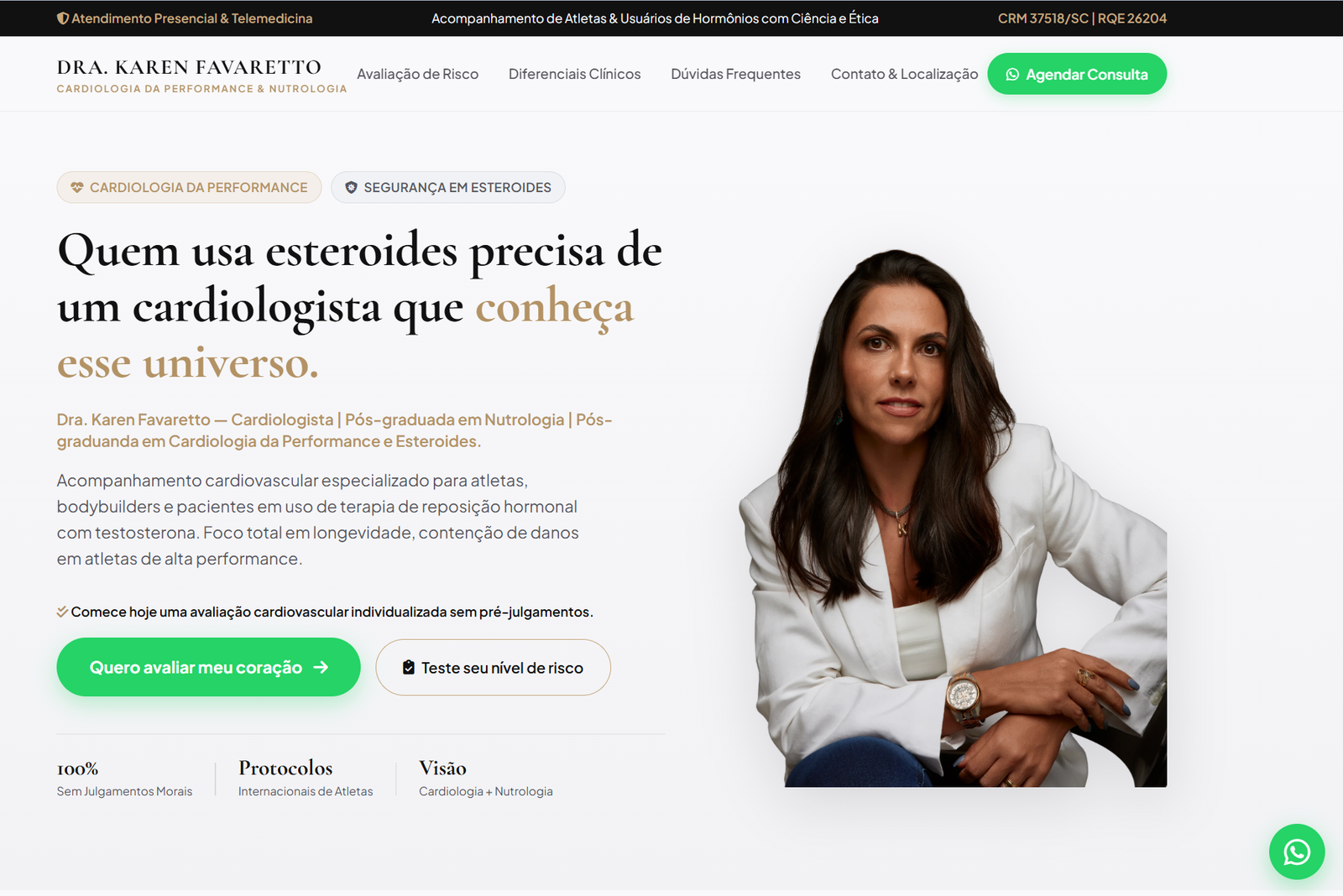 Dra. Karen - Website Médico / Estético